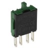 Schneider Electric Harmony Series Contact Block 250V 3A 1 NO Faston Terminal ZB6E1B