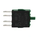 Schneider Electric Harmony Series Contact Block 250V 3A 1 NO Faston Terminal ZB6E1B