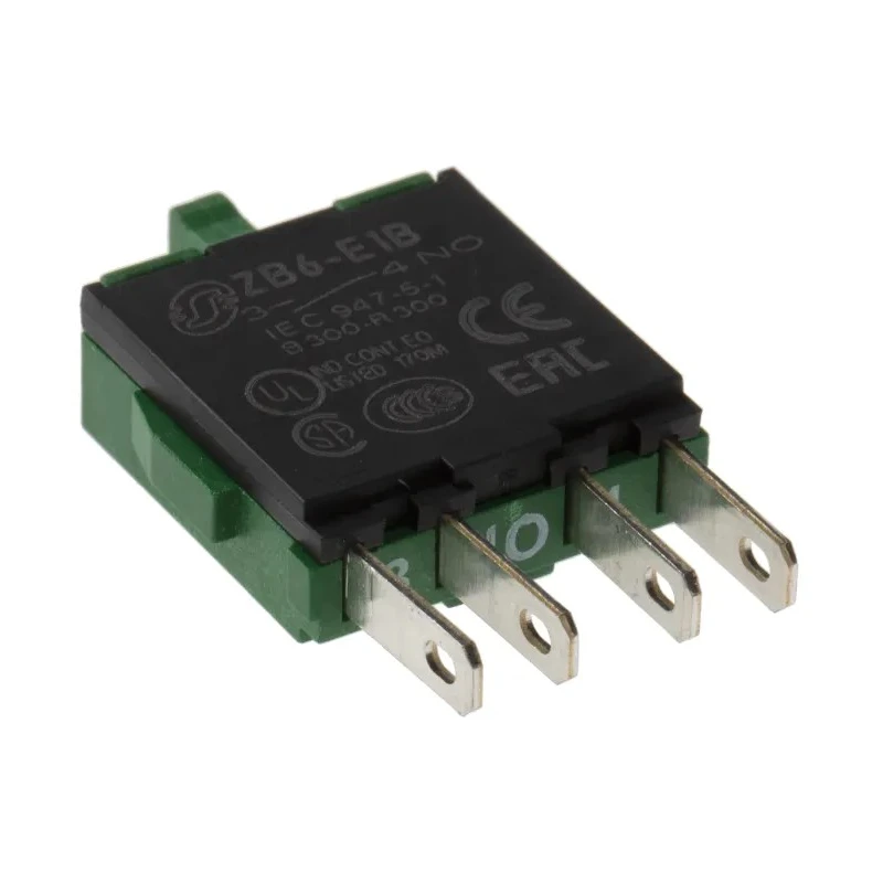 Schneider Electric Harmony Series Contact Block 250V 3A 1 NO Faston Terminal ZB6E1B