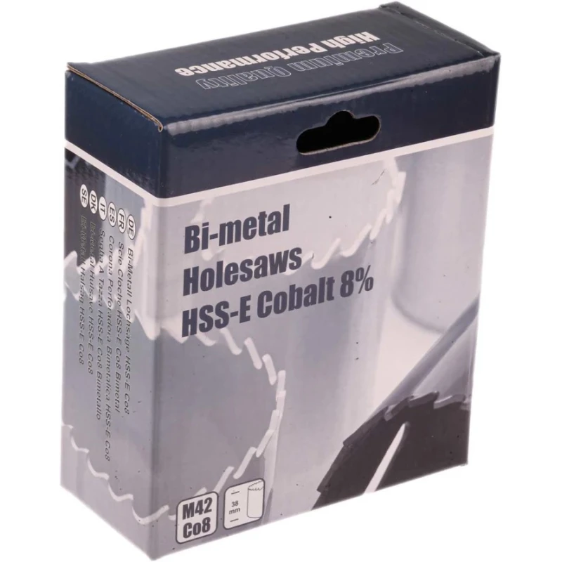 RS PRO 114 mm Diameter Cobalt Steel Bi-Metal Hole Saw Drill Bit for Non-Ferrous Metal, Ferrous, Wood, Plastic 174-9061