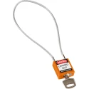 Brady Orange Rugged Reinforced Nylon Body Compact Cable Padlock with Sheathed Steel COMPACT CABLE PADLOCK ORANGE 40CM KD