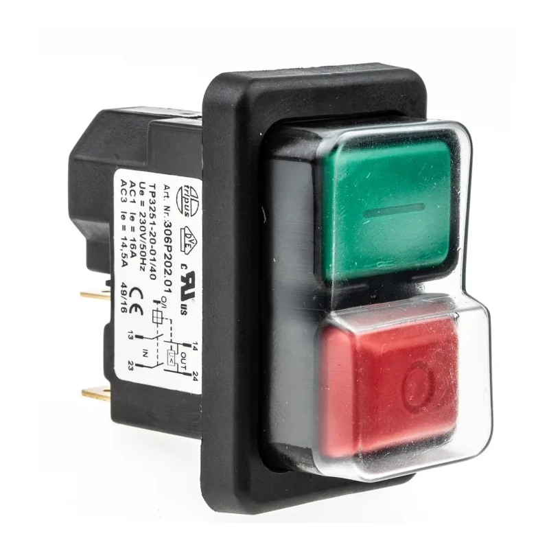 EICHOFF Push Button Switch No-Volt Release Module 230V 16A 3251-20-01/67