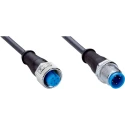 SICK Female 4 Way Straight to Male 4 Way Sensor Actuator Cable 600 mm YF2A14-C60UB3M2A14 / 2095999