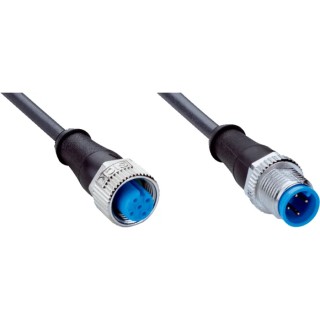 SICK Female 4 Way Straight to Male 4 Way Sensor Actuator Cable 600 mm YF2A14-C60UB3M2A14 / 2095999