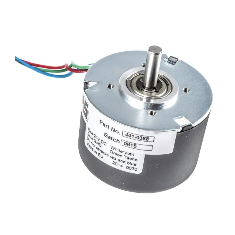 RS PRO McLennan Servo Supplies Geared Brushless DC Motor 24V dc 12W 0.03 Nm Torque 4550 RPM 5.99mm Shaft BLDC48-12L-033