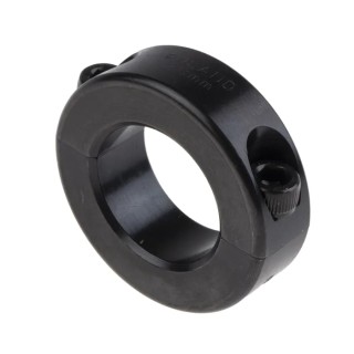 Ruland Two-Piece Carbon Steel Shaft Collar, Clamp Screw Fastening, Bore 28mm, OD 48mm, Width 15mm MSP-28-F