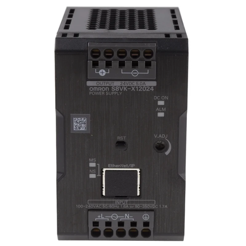 Omron S8VK-X Switched Mode DIN Rail Power Supply 28V DC, 5A, 120W, IP20, -40°C to 70°C Operating Temperature S8VK-X12024-EIP