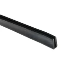 RS PRO Black Ethylene Propylene Diene Monomer Edge Protection D-Type Rubber Strip, 20m Length, 6mm Width, 13mm 175-2574
