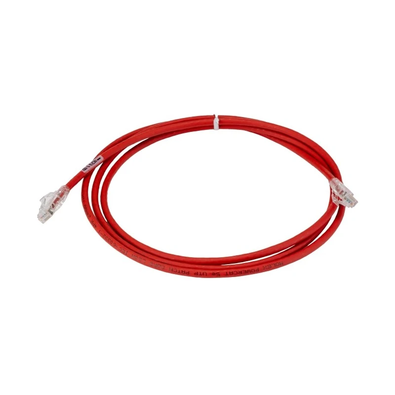 Molex CES Cat5e Ethernet Cable 2 m Red RJ45 Male to RJ45 Male U/UTP PVC PCD-01003-0C