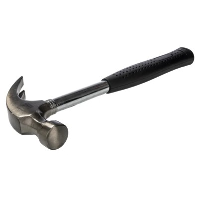RS PRO Medium Carbon Steel Head Claw Hammer with Carbon Steel Handle, 450 g 449-9858