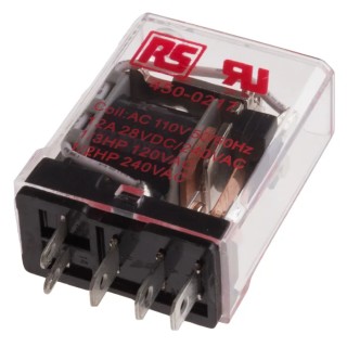 RS PRO PCB Power Relay with 110V AC Coil, 15A Switching Current, SPDT, Silver Alloy Contacts 450-0217