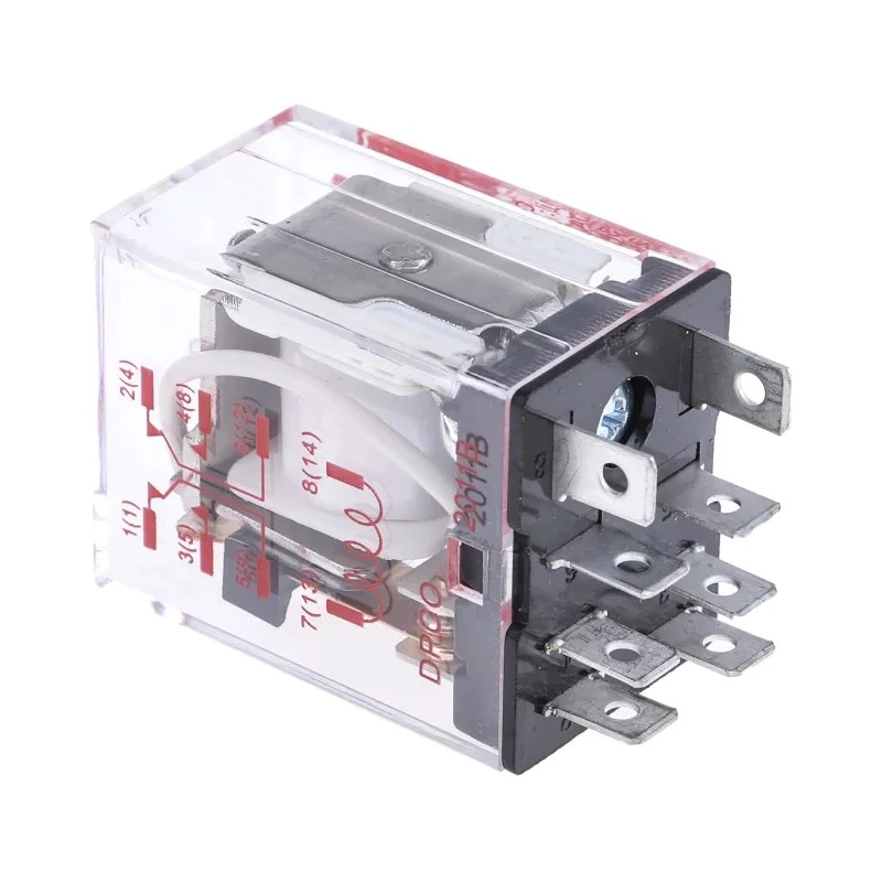 RS PRO Plug-in Power Relay, 240V AC Coil, 10A Switching Current, DPDT 450-0330