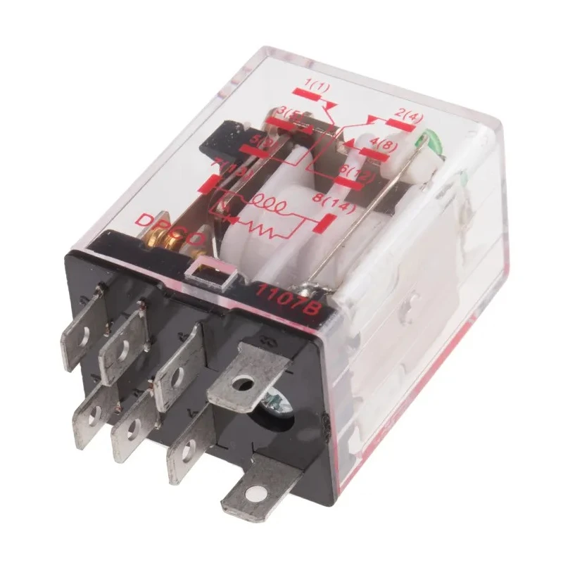 RS PRO Plug-in Power Relay 24V ac Coil 10A Switching Current DPDT 450-0419