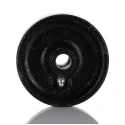 Flexello Cast Iron Trolley Wheel 300 kg Load Capacity Plain Bore Hub 100mm Diameter 38mm Width 420-3411