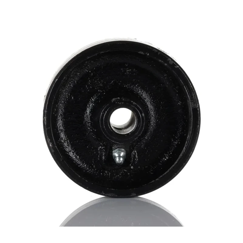 Flexello Cast Iron Trolley Wheel 300 kg Load Capacity Plain Bore Hub 100mm Diameter 38mm Width 420-3411
