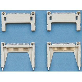 Yamaichi CF 50 Way Right Angle Push Compact Flash Memory Card Connector, Surface Mount, Solder Termination CF050P2-003-00-DS