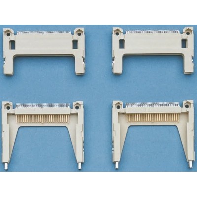 Yamaichi CF 50 Way Right Angle Push Compact Flash Memory Card Connector, Surface Mount, Solder Termination CF050P2-003-00-DS
