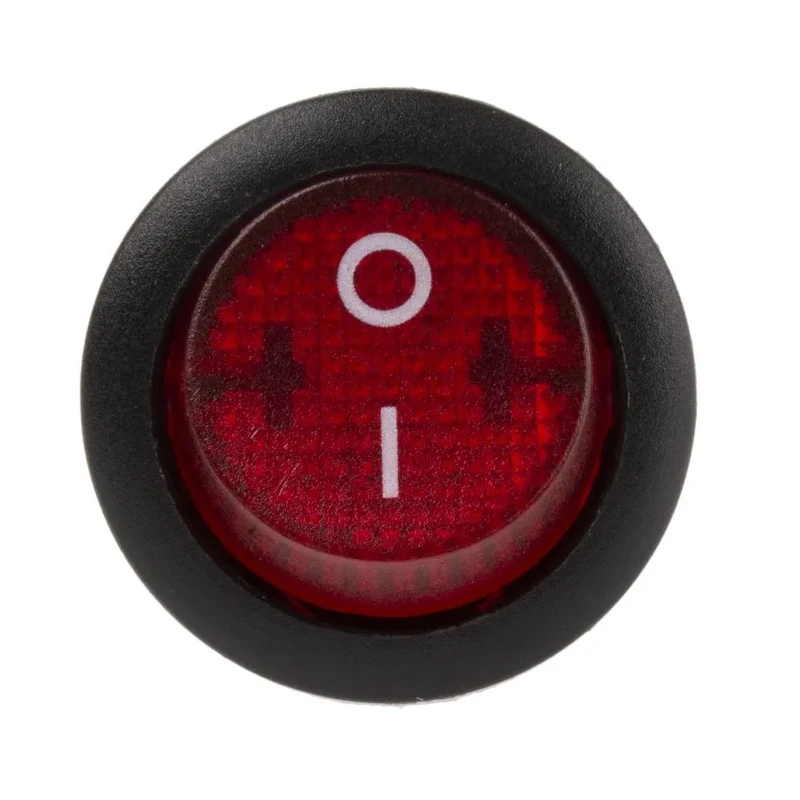 APEM Illuminated Double Pole Single Throw (DPST) On-Off Rocker Switch Panel, 12A, 28V DC, Polyamide 66 Housing MR210R5LBR