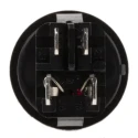 APEM Illuminated Double Pole Single Throw (DPST) On-Off Rocker Switch Panel, 12A, 28V DC, Polyamide 66 Housing MR210R5LBR