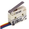 Saia-Burgess Short Lever Micro Switch, Pre-Wired Terminal, 3A, 250 V AC, SPDT, IP67 V4NSY1UL