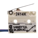 Saia-Burgess Short Lever Micro Switch, Pre-Wired Terminal, 3A, 250 V AC, SPDT, IP67 V4NSY1UL