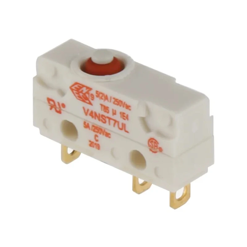 Saia-Burgess Plunger Micro Switch, Solder Terminal, 5A, 250 V ac, SPDT, IP67 V4NST7UL
