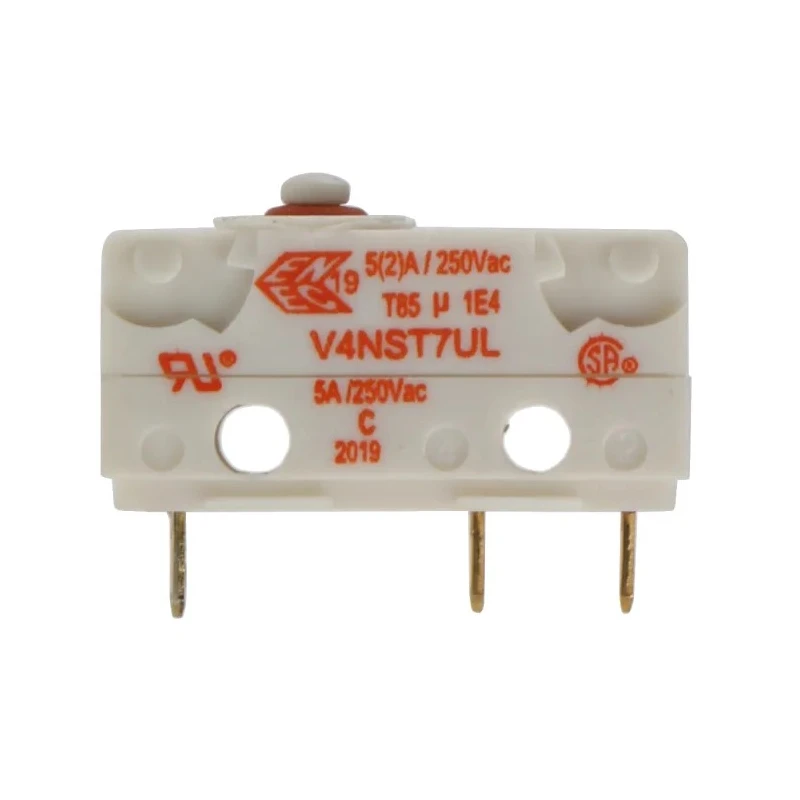 Saia-Burgess Plunger Micro Switch, Solder Terminal, 5A, 250 V ac, SPDT, IP67 V4NST7UL