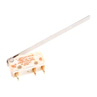 Saia-Burgess Long Hinge Lever Micro Switch, Solder Terminal, 5A, 250 V AC, SPDT, IP67 V4NST7Y/3140UL