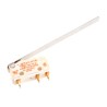 Saia-Burgess Long Hinge Lever Micro Switch, Solder Terminal, 5A, 250 V AC, SPDT, IP67 V4NST7Y/3140UL