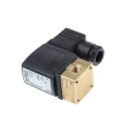 Burkert 2 Port Normally Closed Brass Body Solenoid Valve 24V DC 6 bar 3mm Orifice Diameter 126187