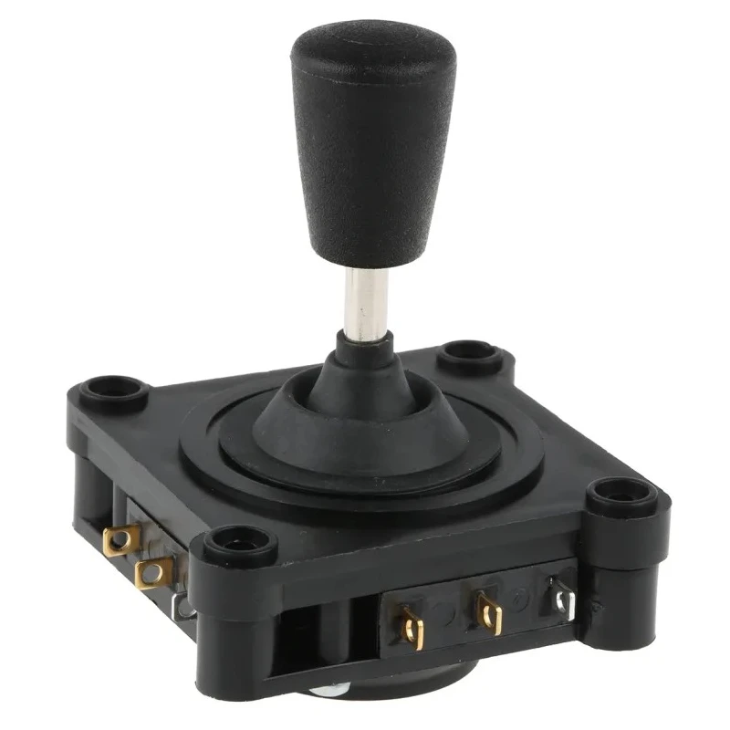 APEM 2-Axis Momentary Conical Joystick, IP65, 240 V AC, 6A Contact Current, Model 