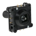 APEM 2-Axis Momentary Conical Joystick, IP65, 240 V AC, 6A Contact Current, Model 
