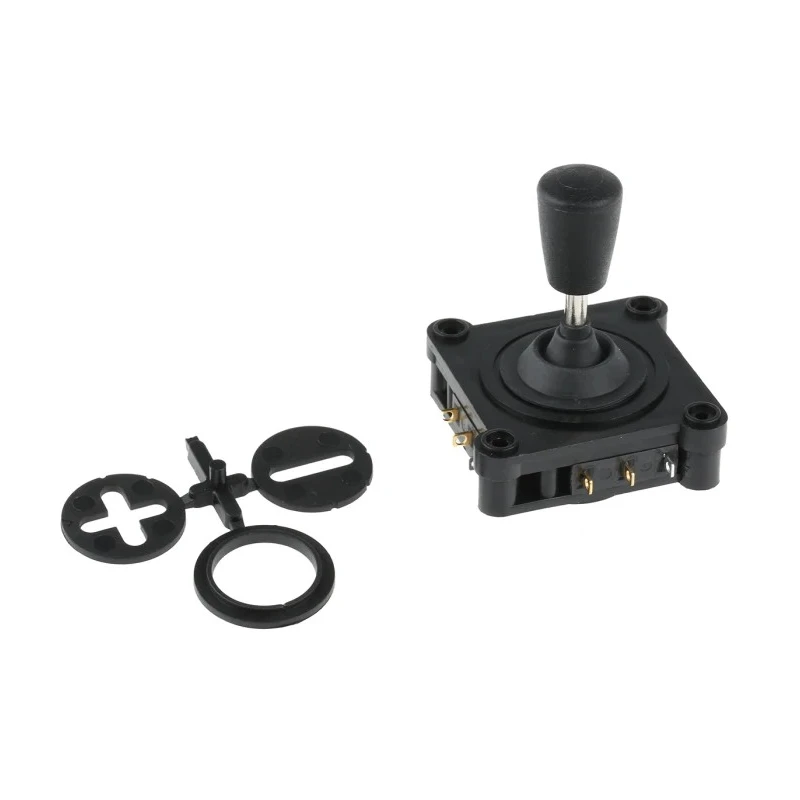 APEM 2-Axis Momentary Conical Joystick, IP65, 240 V AC, 6A Contact Current, Model 