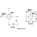 APEM 2-Axis Momentary Conical Joystick, IP65, 240 V AC, 6A Contact Current, Model 