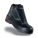 Heckel MACSOLE® 1.0 Black Composite Toe Capped Men's Ankle Safety Boots Size 10.5 EU 45 with Stainless Steel Midsole 6296345