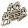 Weidmüller WDK Series DIN Rail Terminal Block Dark Beige 1.5mm² 2-Level Screw IECEx/ATEX 1753290000