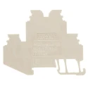 Weidmüller WDK Series DIN Rail Terminal Block Dark Beige 1.5mm² 2-Level Screw IECEx/ATEX 1753290000