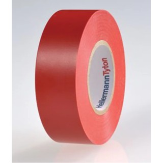 HellermannTyton HelaTape Flex Red Electrical Tape 19mm x 20m 0.15mm Thickness 90°C Max 710-00152 HTAPE-FLEX15-19x20-PVC-RD