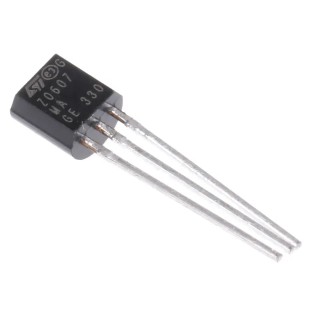 STMicroelectronics Through Hole 3-Pin TRIAC 600 V Gate Trigger 1.3 V Z00607MA 1BA2