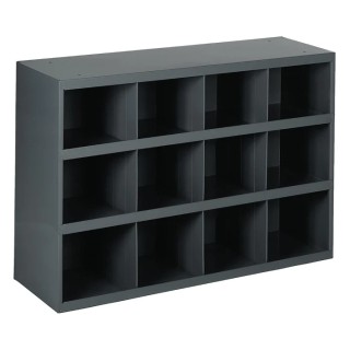 RS PRO Steel Storage Bin Steel Storage Container 305 mm x 857 mm x 606 mm Load Capacity 16kg Grey 447-5925