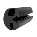RS PRO Black Ethylene Propylene Diene Monomer D-Type Edging Strip 20.5mm Length 6mm Width 7mm Height 175-2582