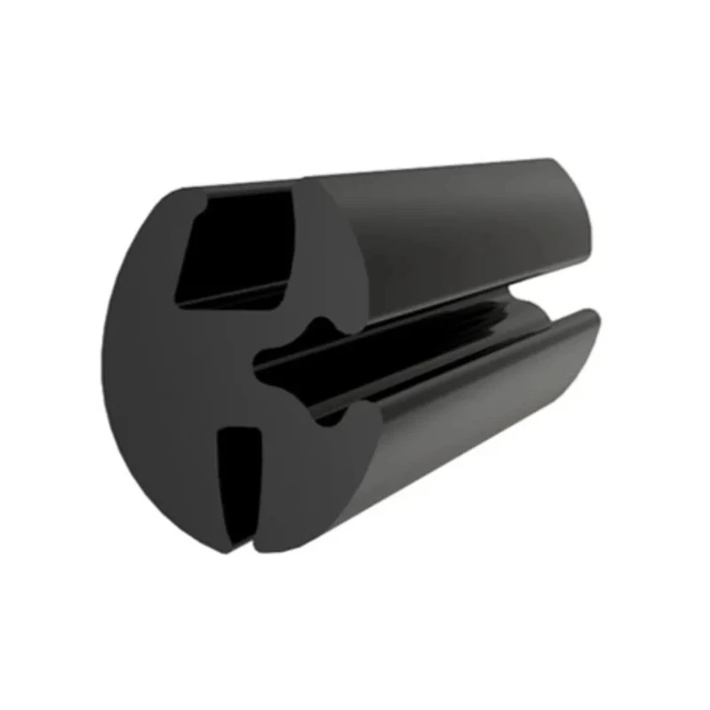 RS PRO Black Ethylene Propylene Diene Monomer D-Type Edging Strip 20.5mm Length 6mm Width 7mm Height 175-2582