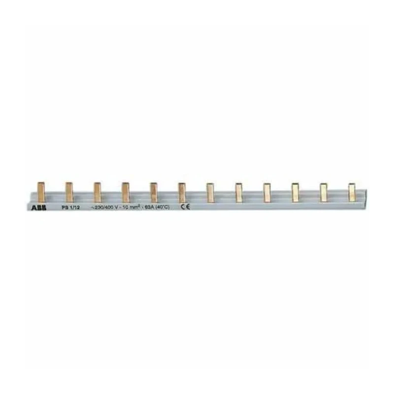 ABB PS Series 1 Phase Busbar 400 V AC 63A Current Rating 17.5 mm Pitch 2CDL210001R1060 - PS1/60