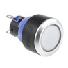 RS PRO Illuminated Momentary Push Button Switch, Panel Mount, 22.2 mm Cutout, SPDT, Yellow LED, IP65, 250 V AC 175-8296