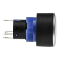 RS PRO Illuminated Momentary Push Button Switch, Panel Mount, 22.2 mm Cutout, SPDT, Yellow LED, IP65, 250 V AC 175-8296