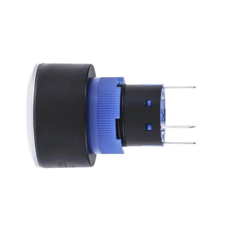 RS PRO Illuminated Momentary Push Button Switch Panel Mount 22.2 mm Cutout SPDT White LED IP65 250 V AC 175-8301