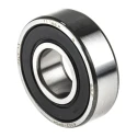 SKF Single Row Deep Groove Ball Bearing 17 mm ID, 40 mm OD, 12 mm Width, Sealed Sheet Metal Cage 6203-2RSH