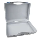 RS PRO Plastic Transit Case, Polypropylene, Grey, 450 mm x 106 mm x 360 mm 492-7842