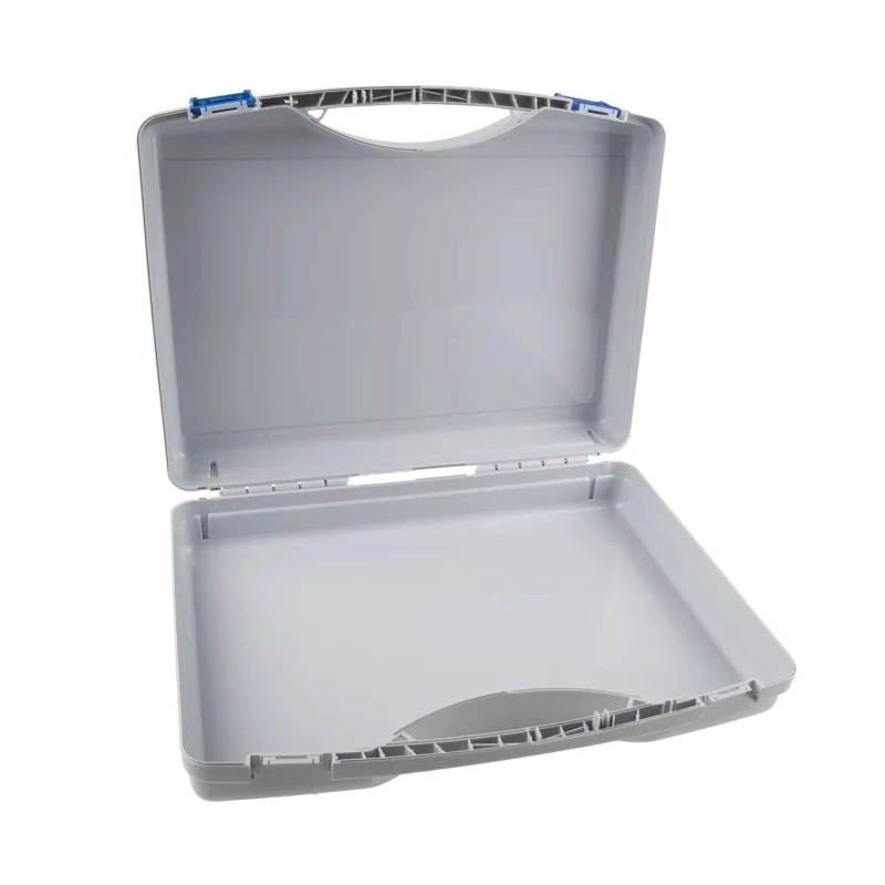 RS PRO Plastic Transit Case, Polypropylene, Grey, 450 mm x 106 mm x 360 mm 492-7842