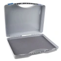 RS PRO Plastic Transit Case, Polypropylene, Grey, 450 mm x 106 mm x 360 mm 492-7842